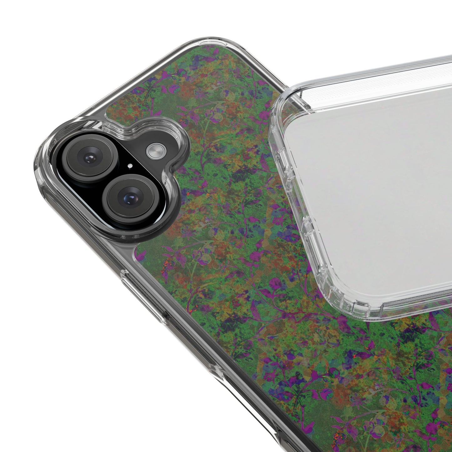 iPhone 16 Clear Case – Hidden Weave Series V3 No.24