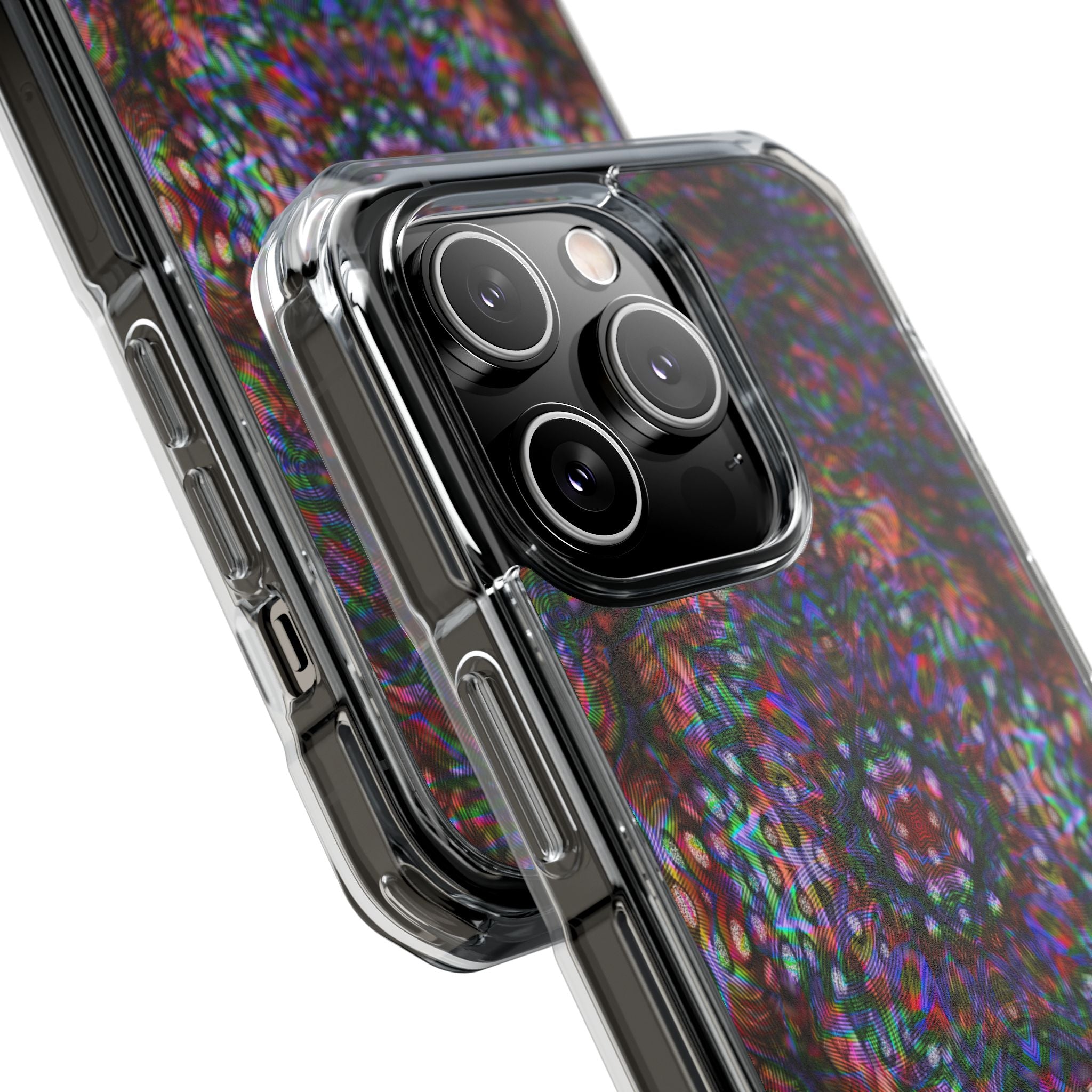 iPhone 14 Magnetic Clear Impact Case - DMT Scribe Tiles No.1