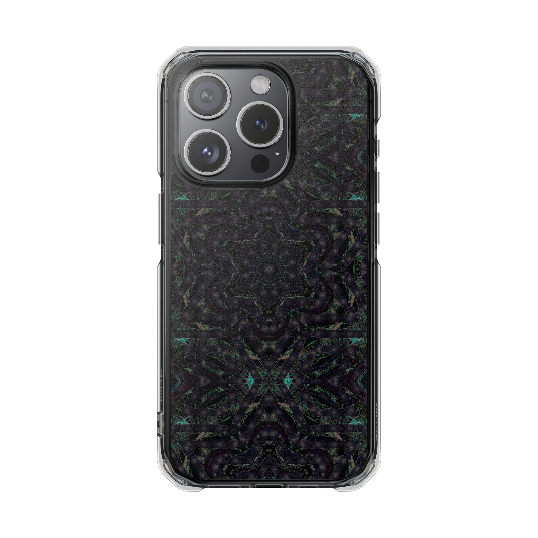 iPhone 15 Magnetic Clear Impact Case - P5 Kaleidoscopic No.31