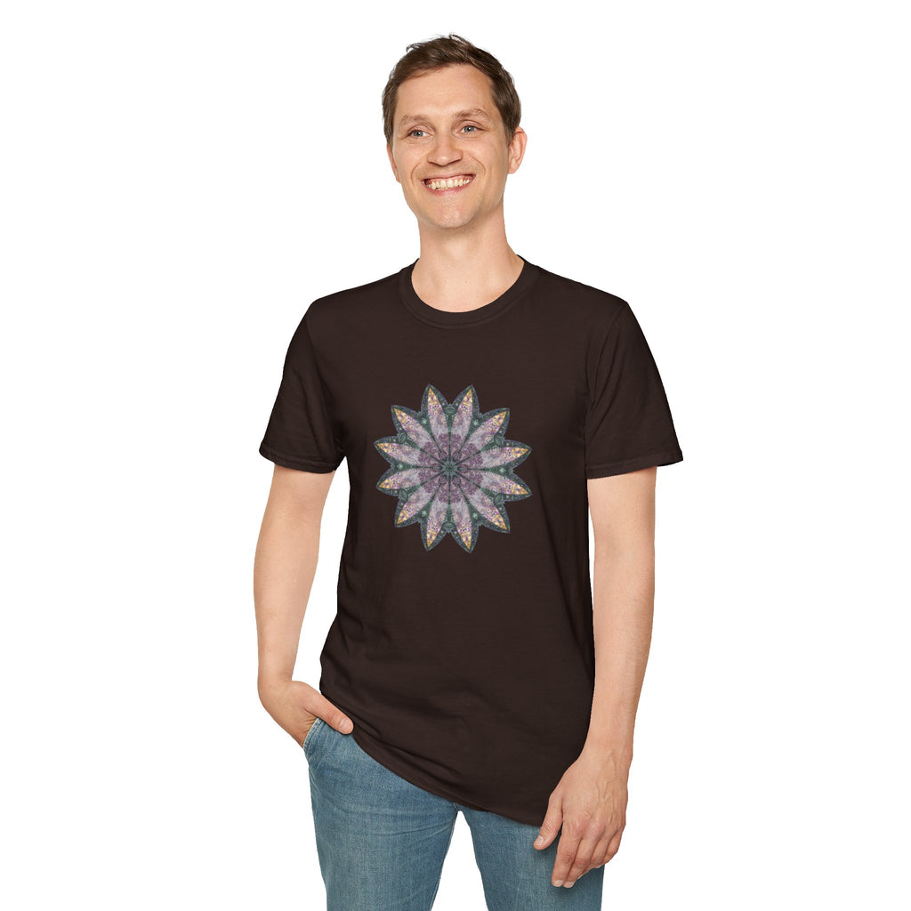 Unisex Softstyle T-Shirt - Love Light Mandalas No.21