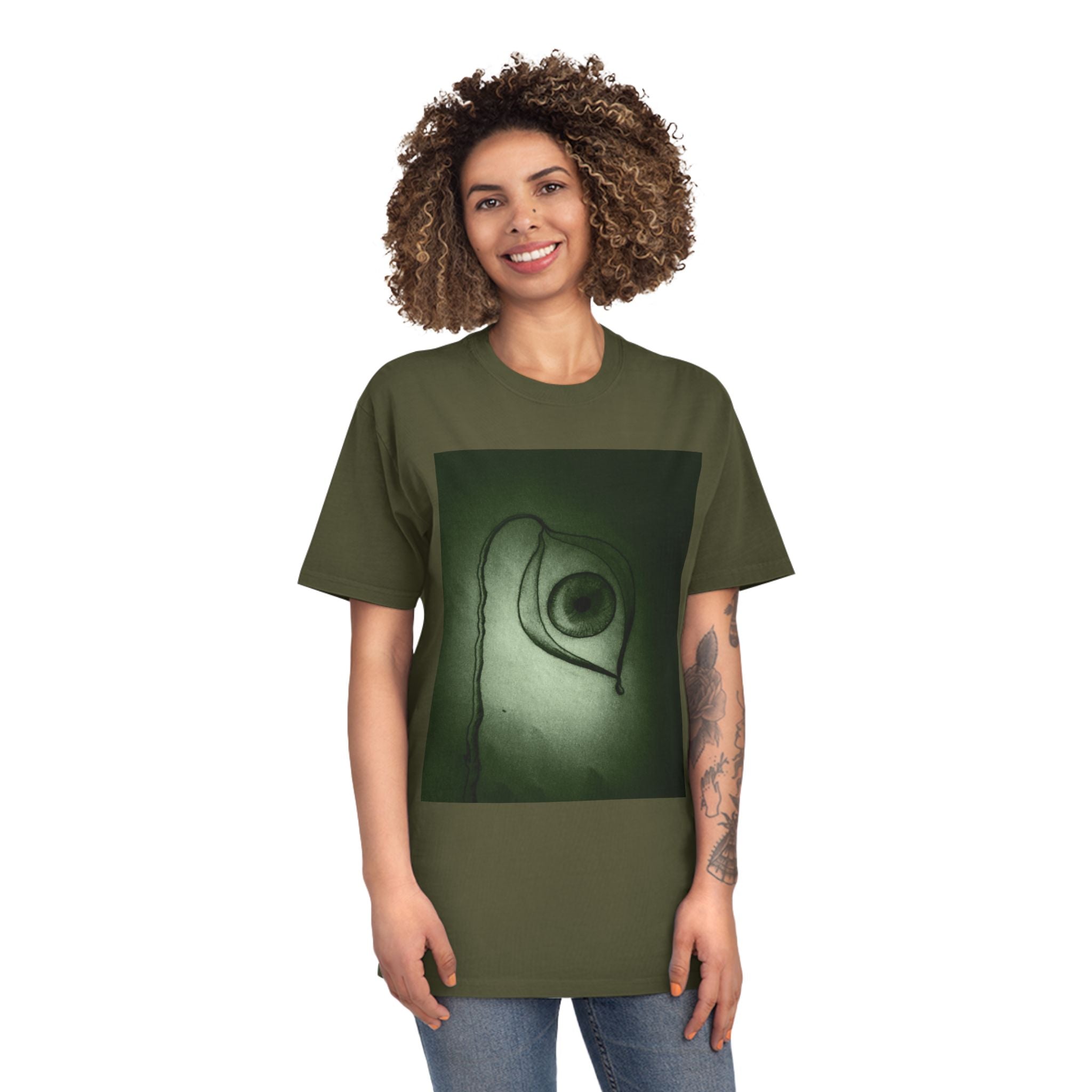 Unisex Faded Shirt - Eye Plants No.2