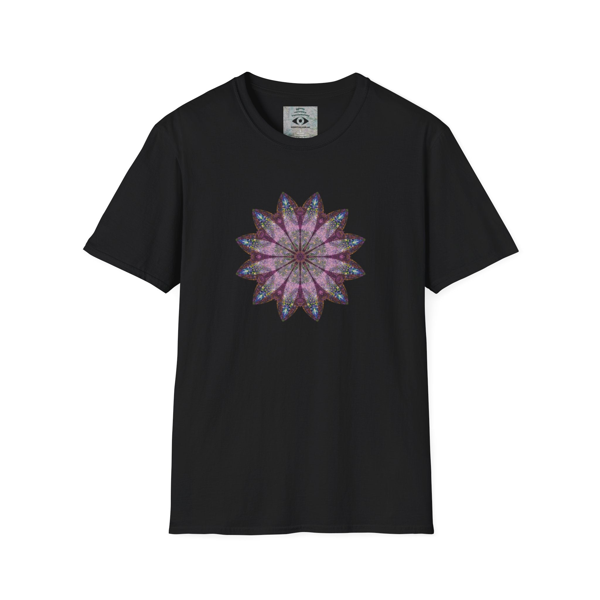 Unisex Softstyle T-Shirt - Love Light Mandalas No.19