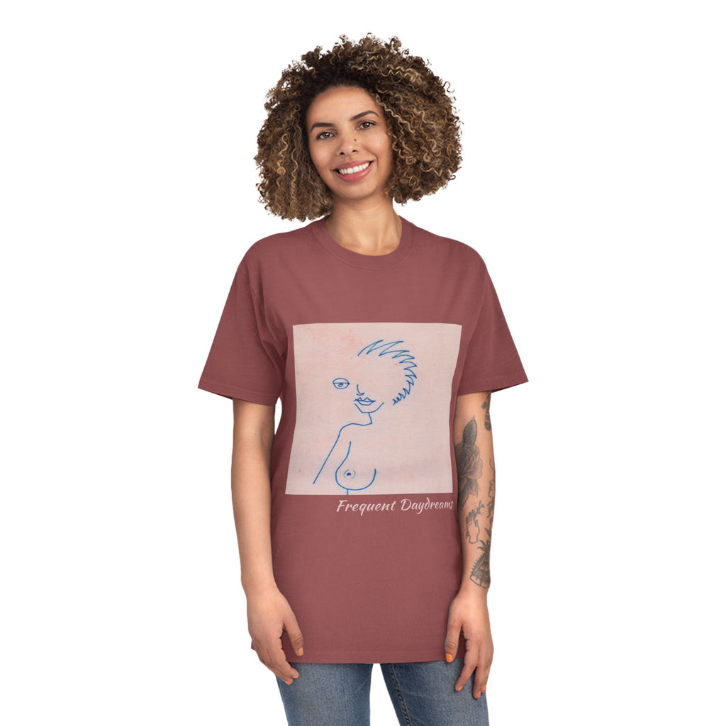 Unisex Faded Shirt - Frequent Daydreams Sketch No.46