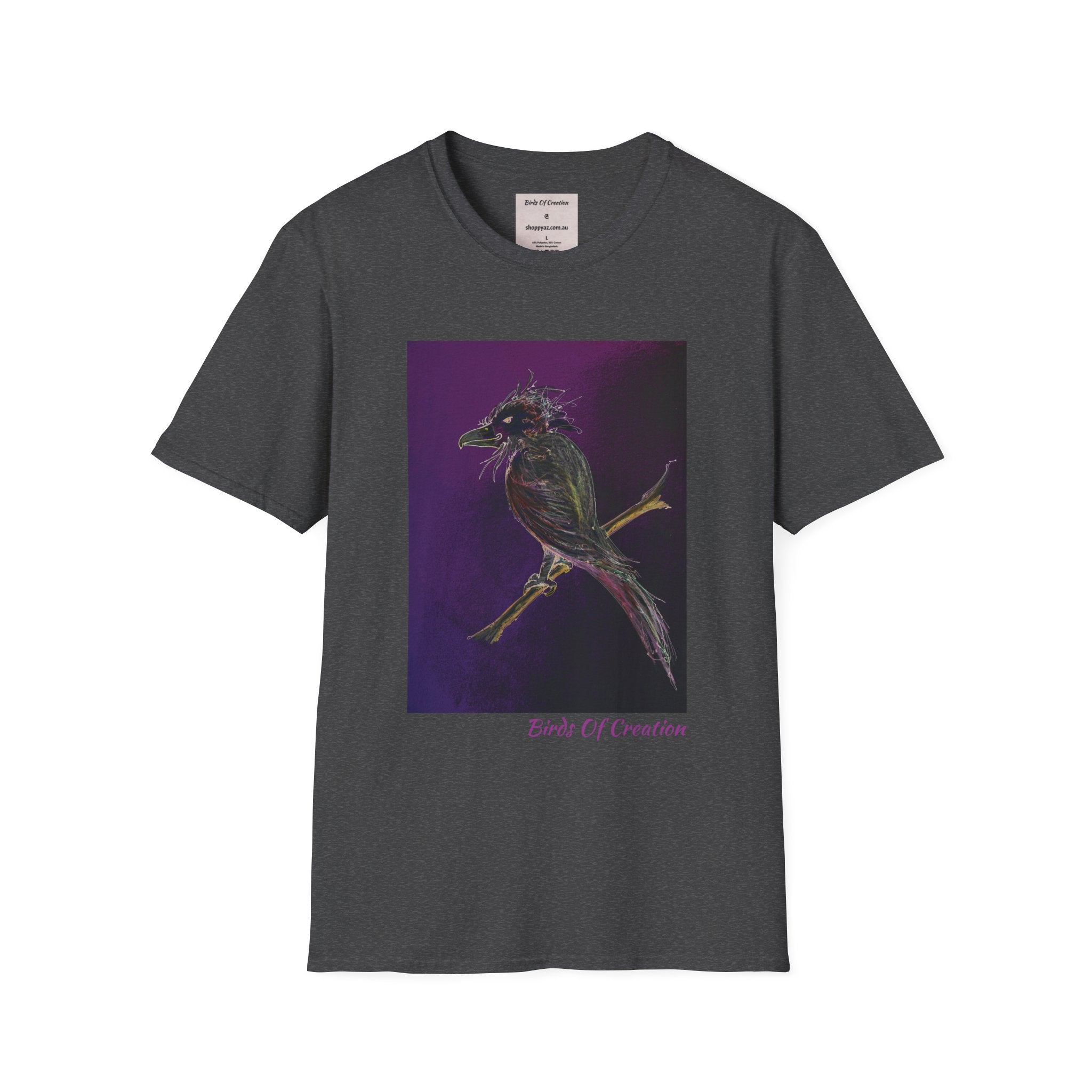 Unisex Softstyle T-Shirt - Birds Of Creation No.1