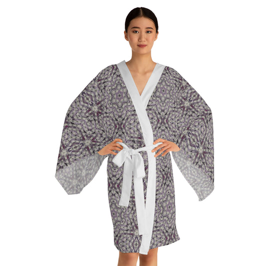 Long Sleeve Kimono Robe - P5 Kaleidoscopic No.22