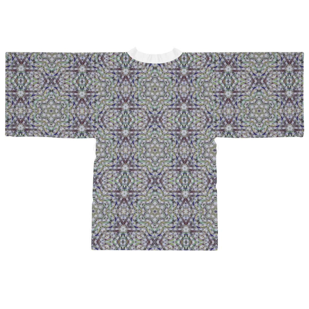 Long Sleeve Kimono Robe - P5 Kaleidoscopic No.21