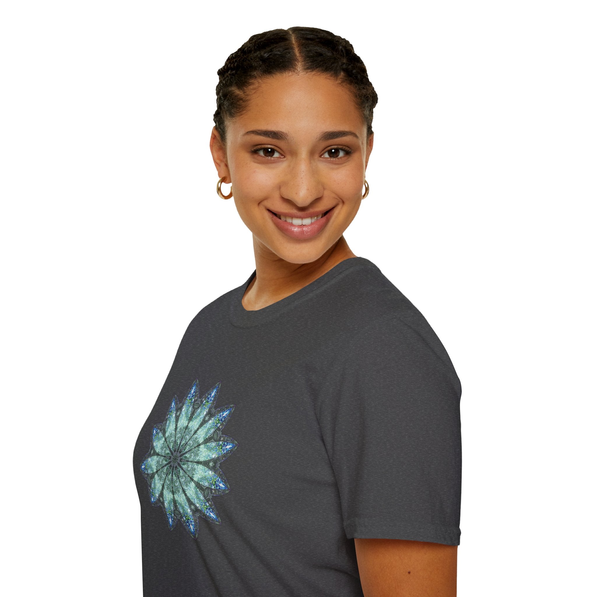 Unisex Softstyle T-Shirt - Love Light Mandalas No.20