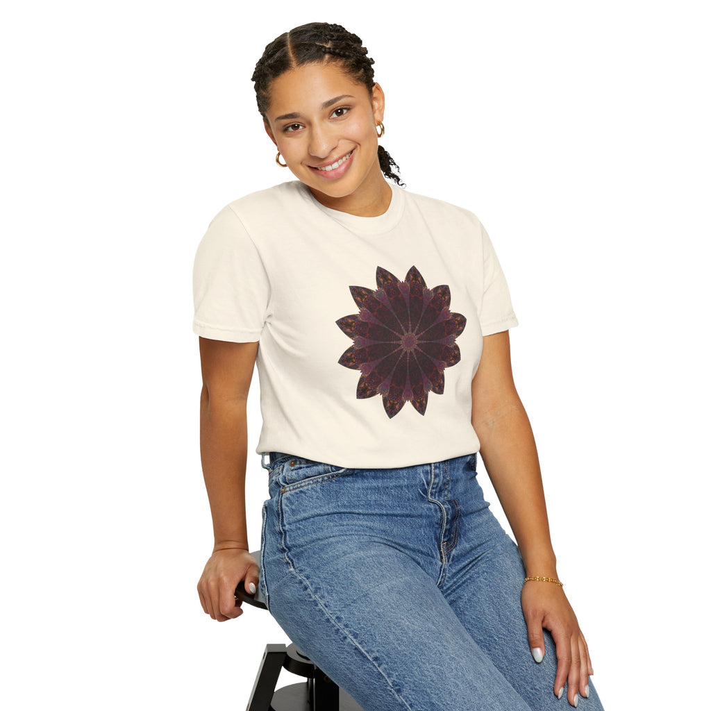 Unisex Garment-Dyed T-shirt - Love Light Mandalas No.5