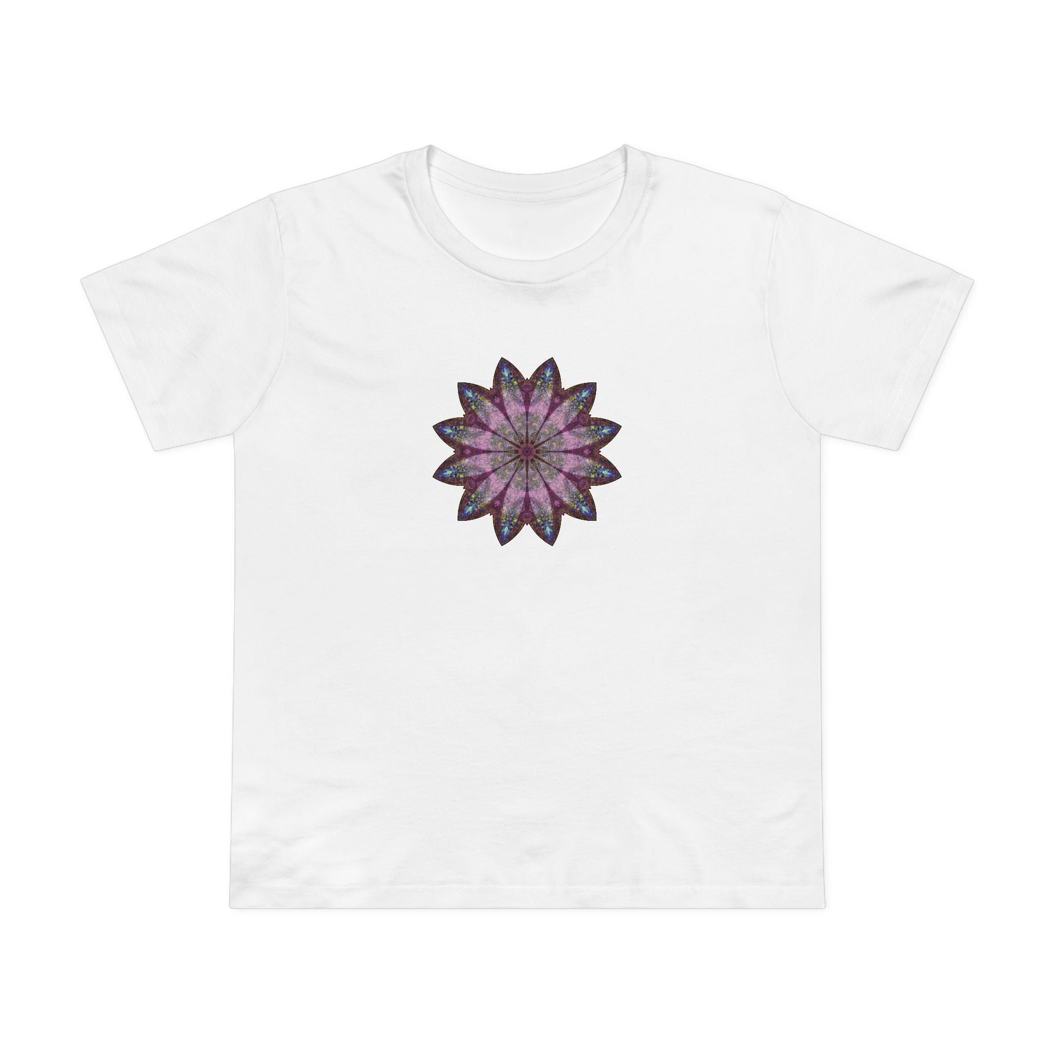 Women’s Maple Tee - Love Light Mandalas No.19
