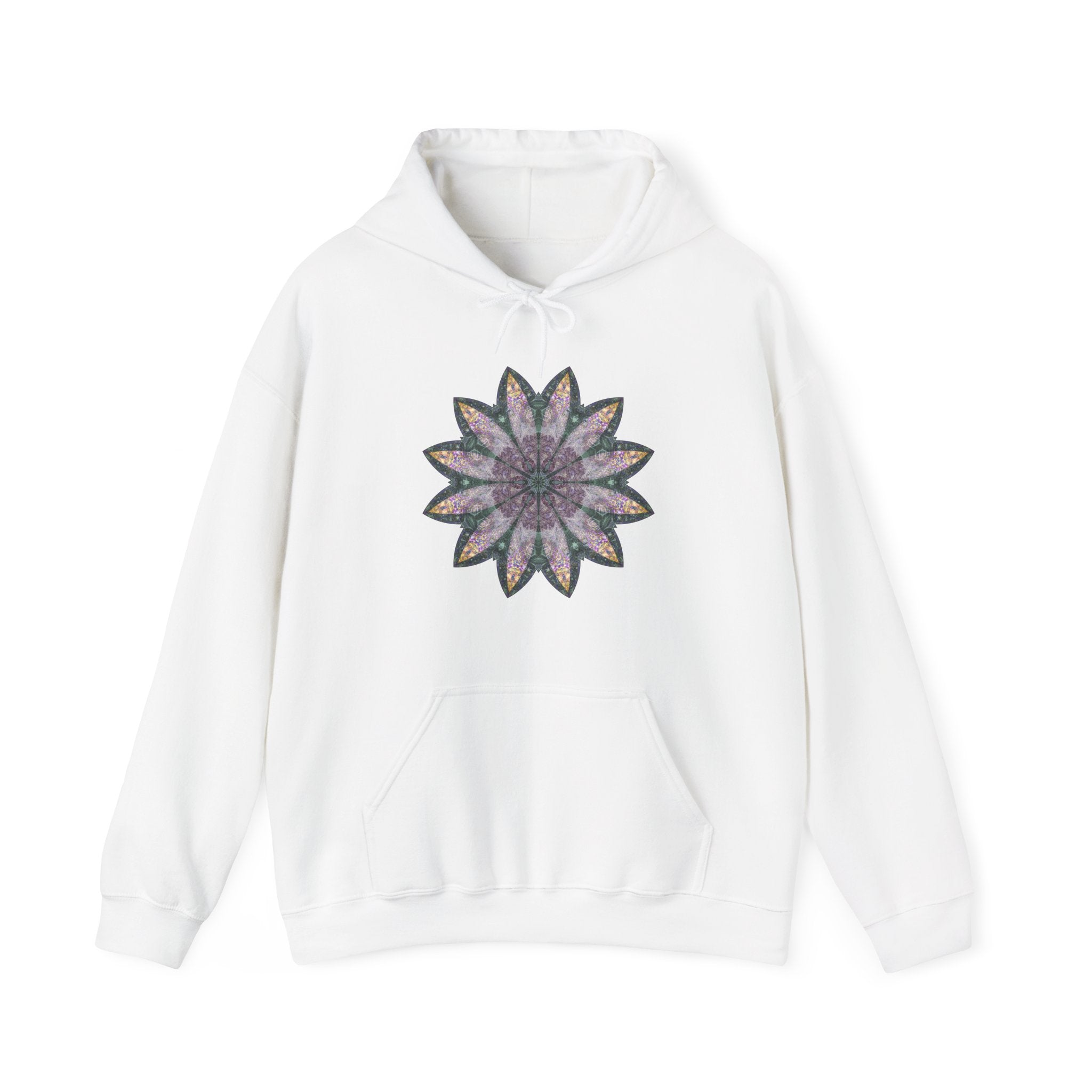 Unisex Heavy Blend™ Hooded Sweatshirt - Love Light Mandalas No.21