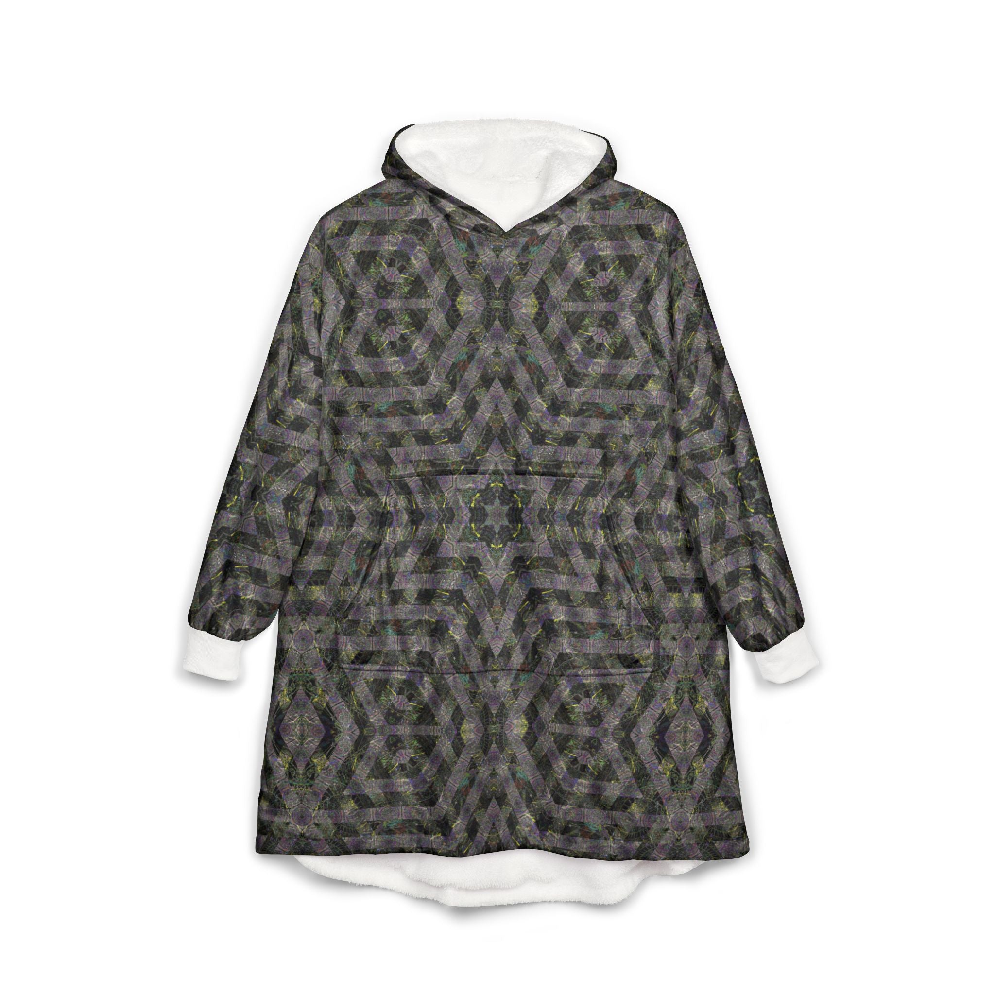 Unisex Hooded Blanket - P5 Kaleidoscopic No. 6