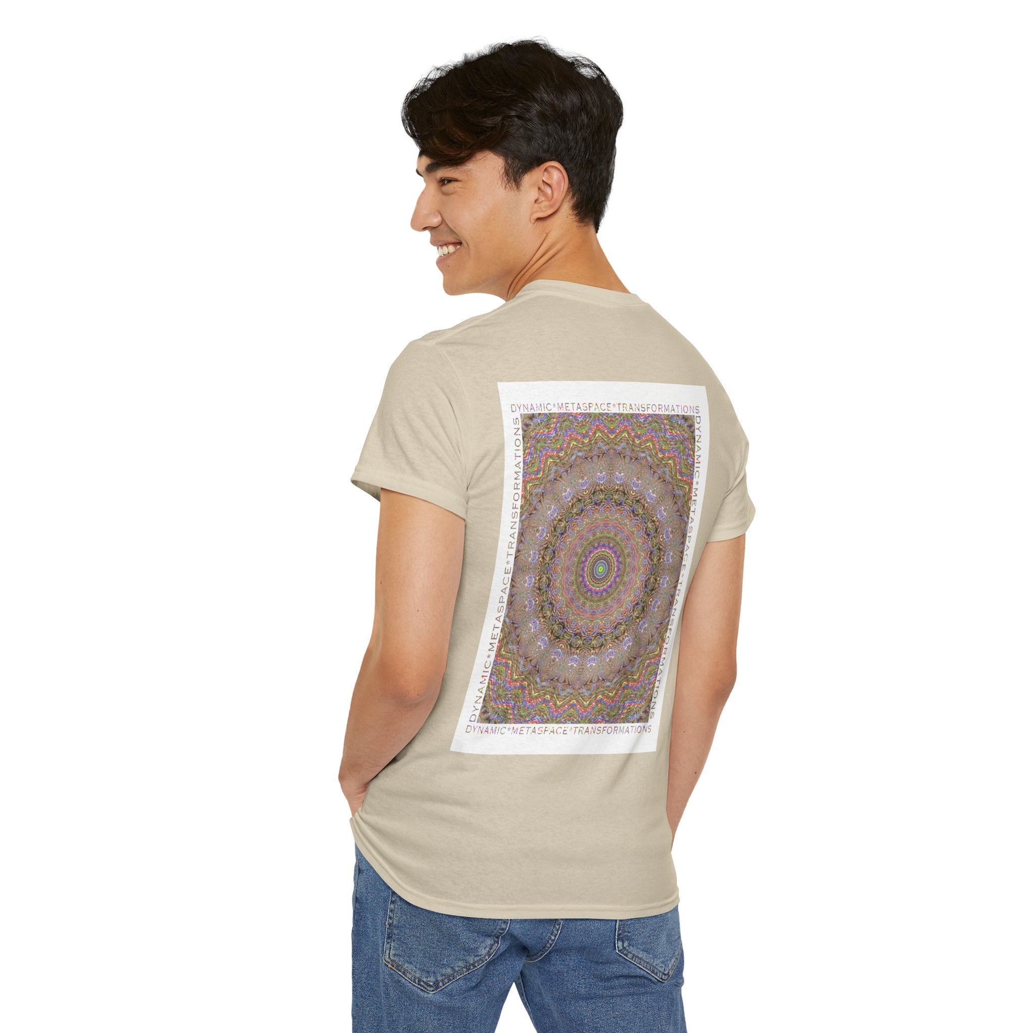 Unisex Heavy Cotton Tee (Back) - DMT Seer No.6