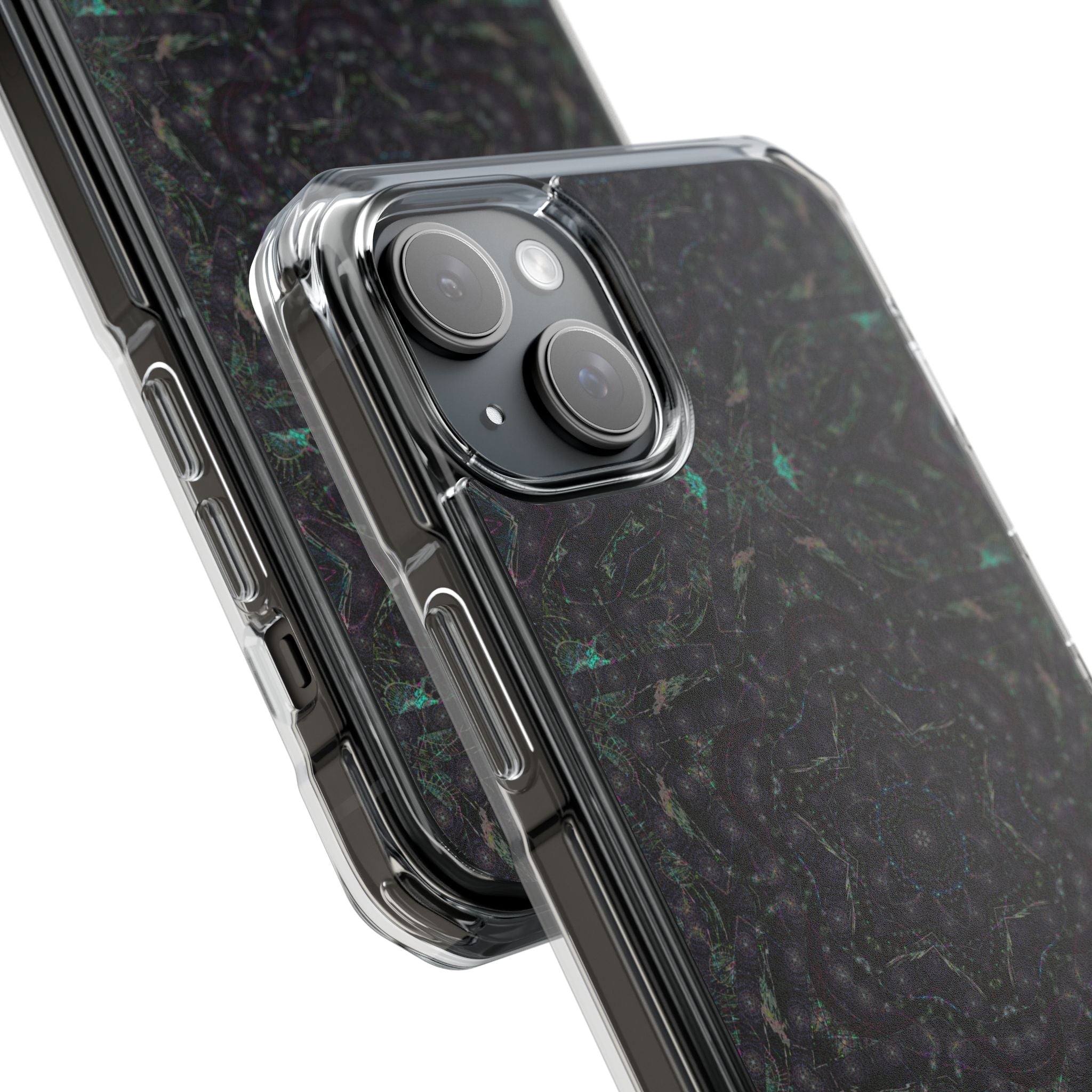iPhone 15 Magnetic Clear Impact Case - P5 Kaleidoscopic No.31