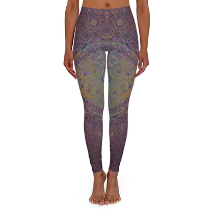 Spandex Leggings - Love Light Fractals No.12b