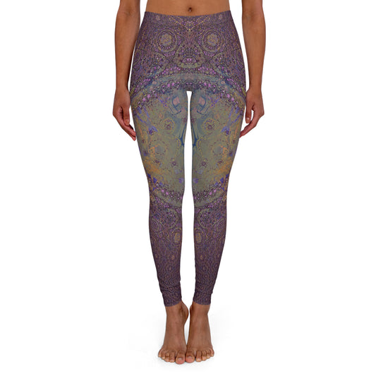 Spandex Leggings - Love Light Fractals No.12b