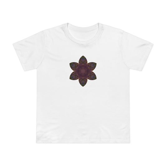 Women’s Maple Tee - Love Light Mandalas No.3