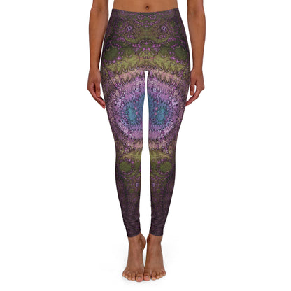 Spandex Leggings - Love Light Fractals No.8b