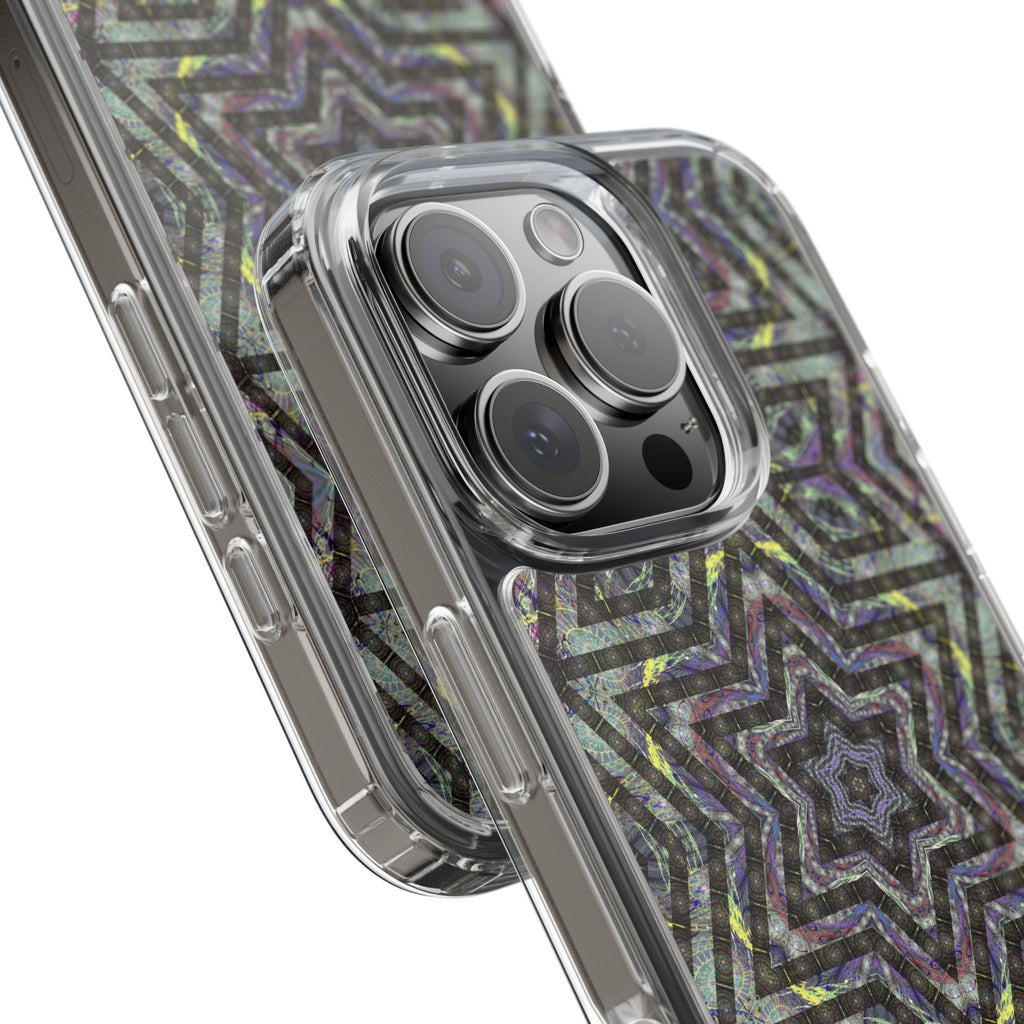 iPhone 16 Clear Case – P5 Kaleidoscopic No.1