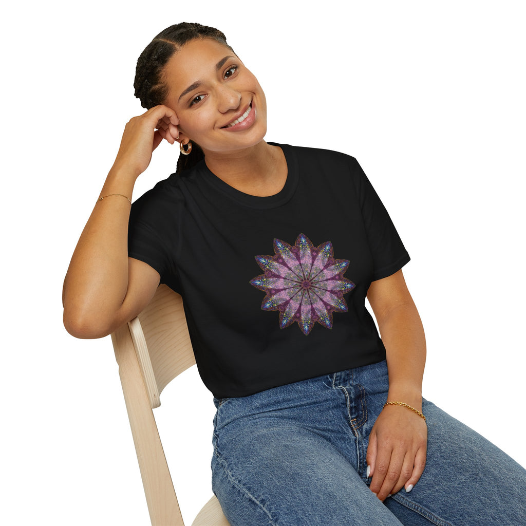 Unisex Softstyle T-Shirt - Love Light Mandalas No.19