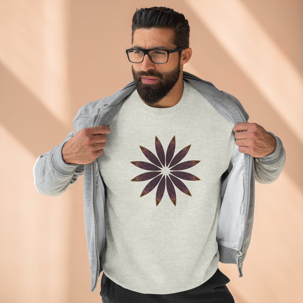 Unisex Crewneck Sweatshirt - Love Light Mandalas No.2