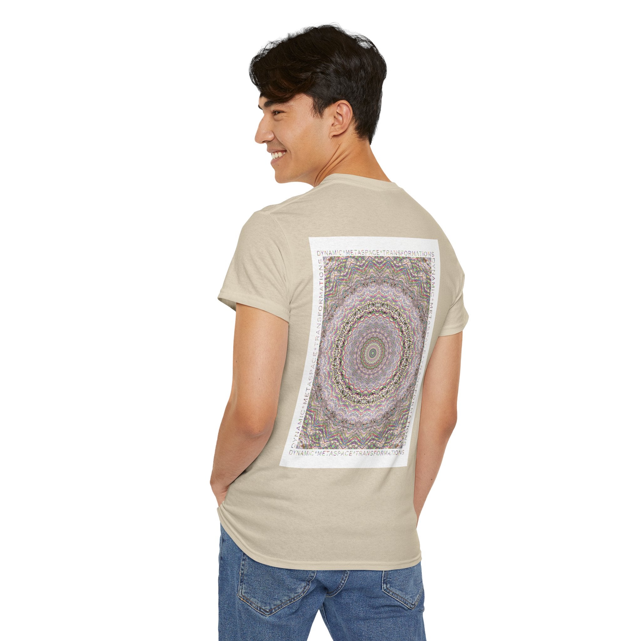 Unisex Heavy Cotton Tee (Back) - DMT Seer No.10