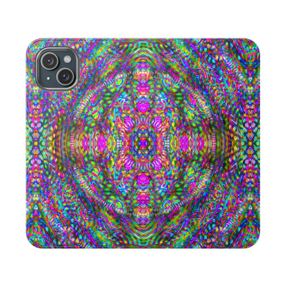 iPhone 15 Flip Case - DMT Scribe Tiles No.4