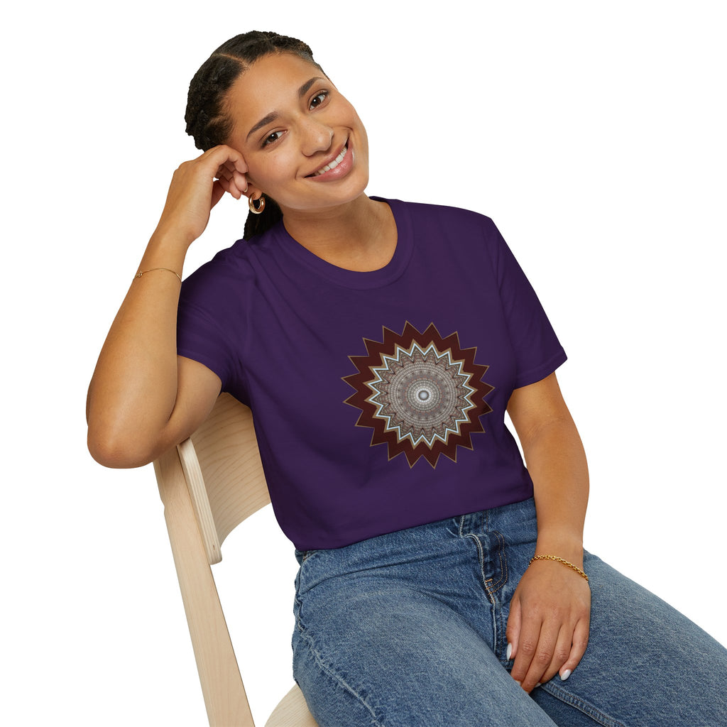 Unisex Softstyle T-Shirt - Mycelium Mandalas No.1