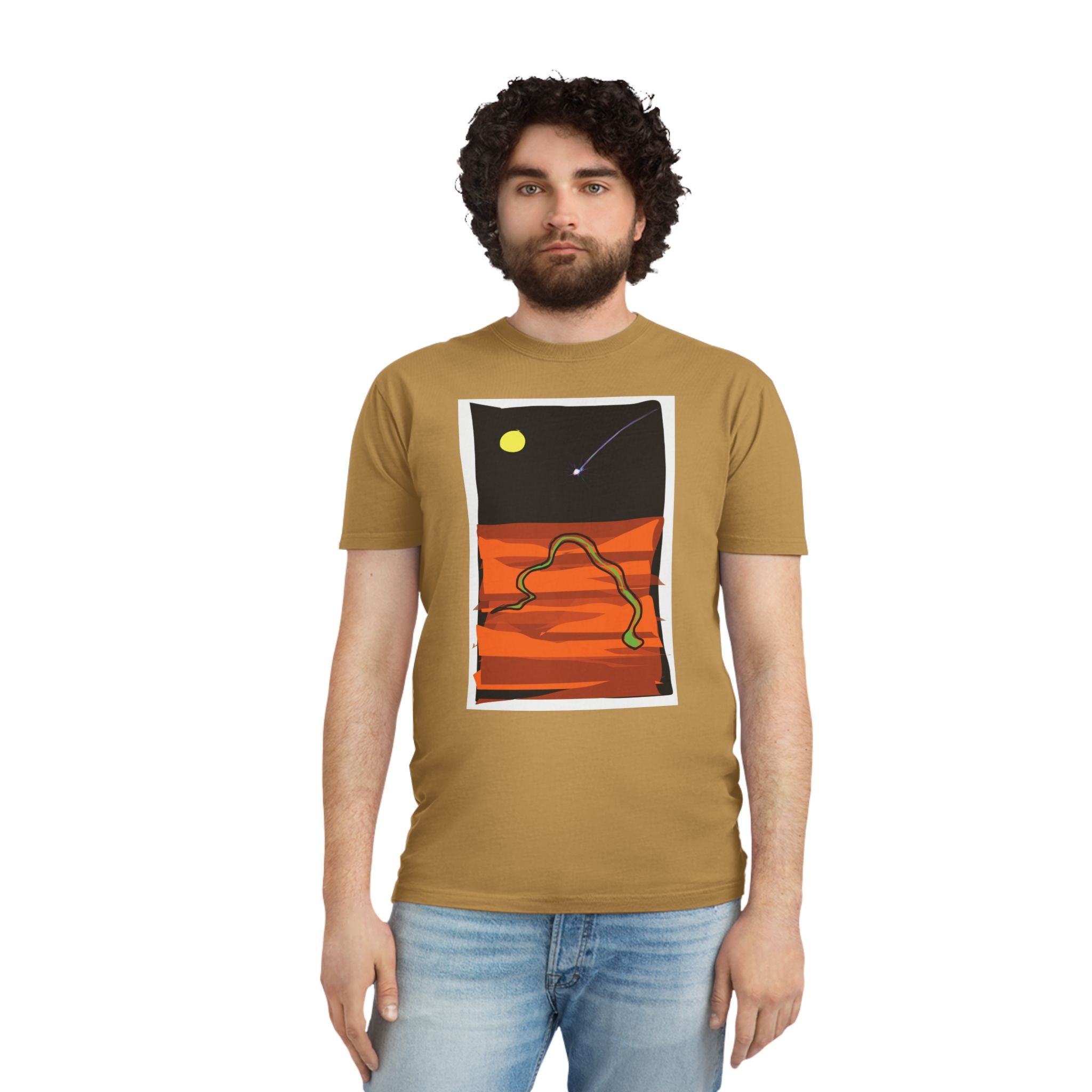 Unisex Faded Shirt -The Traveller Series (Shooting Star)