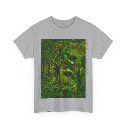 Unisex Heavy Cotton Tee - Green Leaf