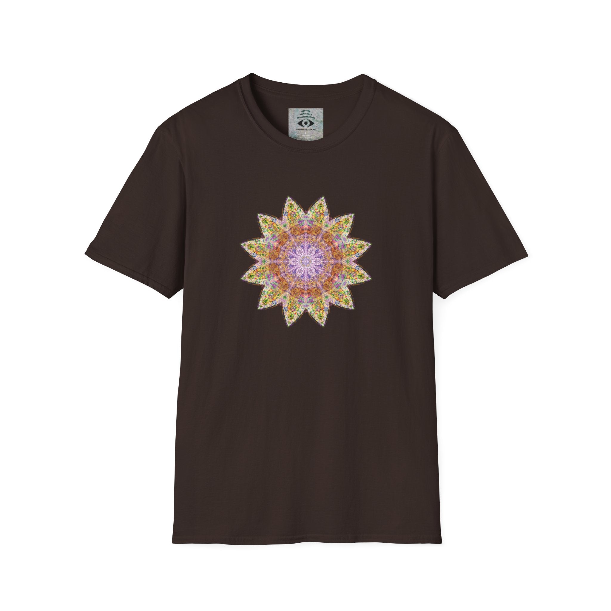 Unisex Softstyle T-Shirt - Love Light Mandalas No.14