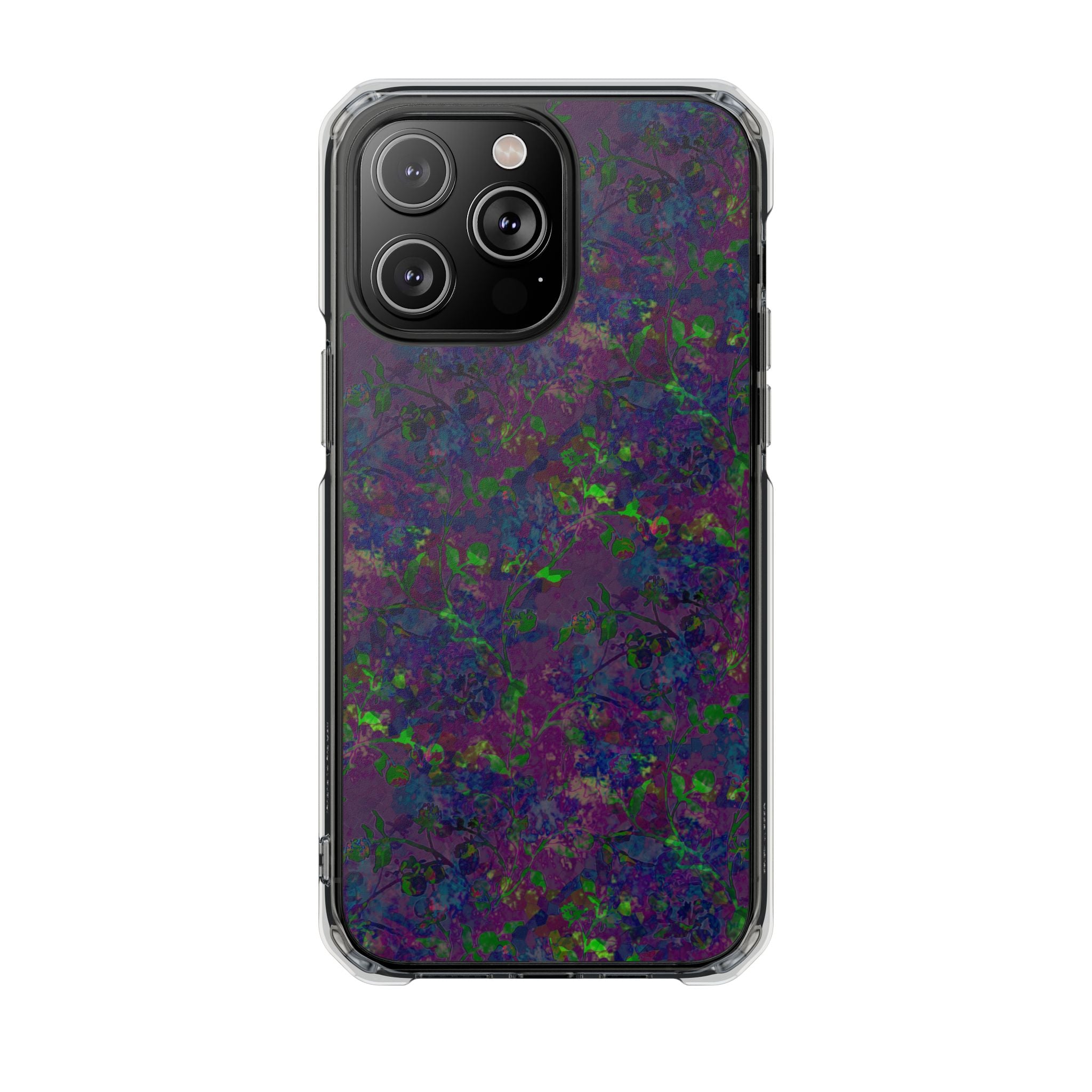 iPhone 14 Magnetic Clear Impact Case - Hidden Weave Series V3 No.23