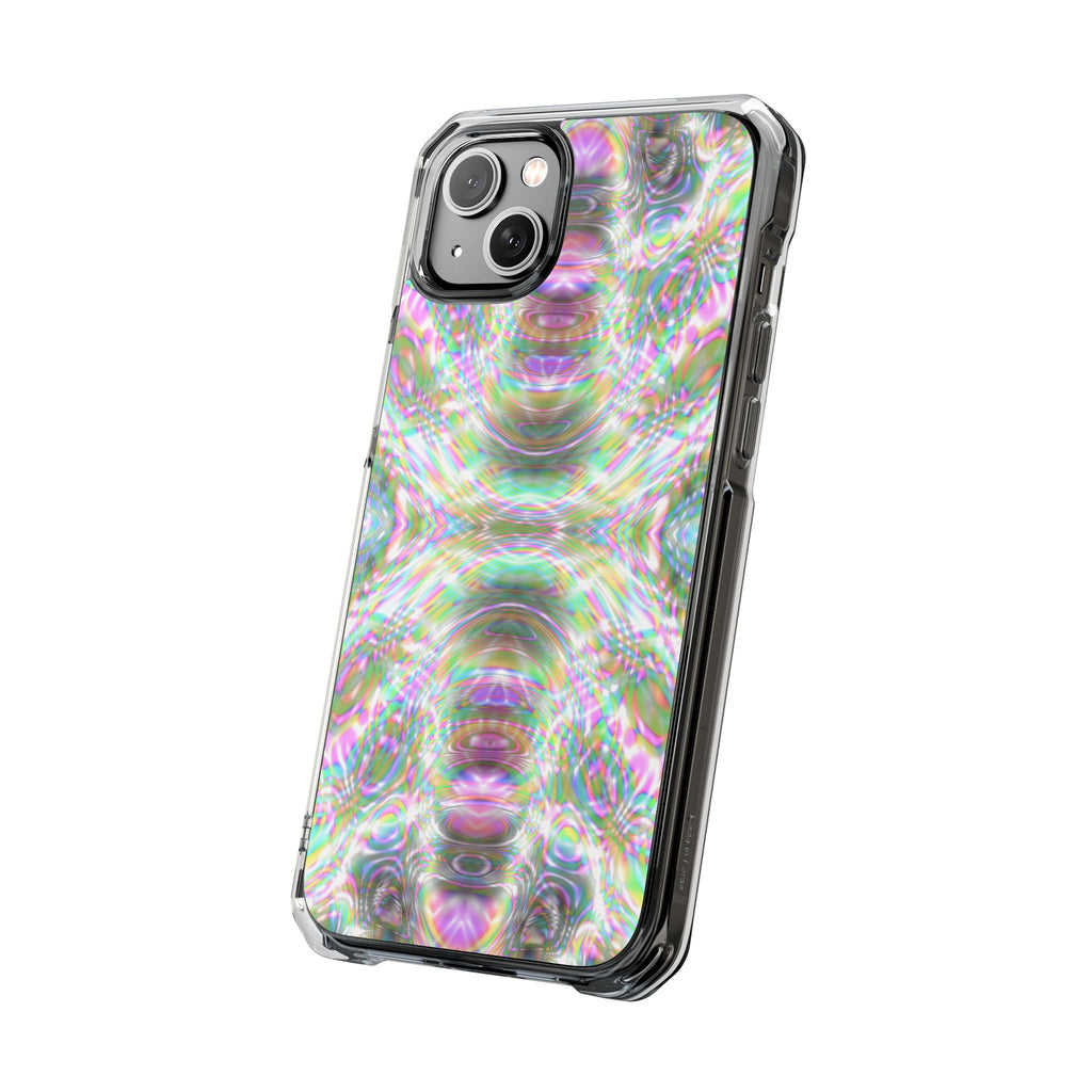iPhone 14 Magnetic Clear Impact Case - DMT Scribe Tiles No.7