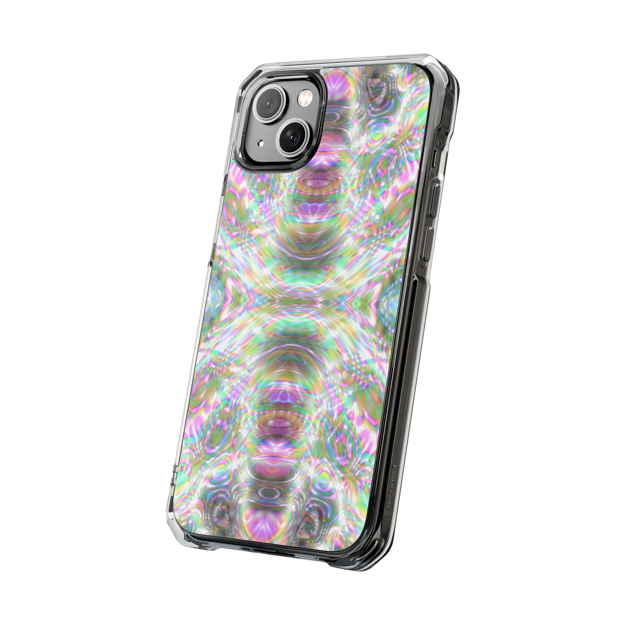 iPhone 14 Magnetic Clear Impact Case - DMT Scribe Tiles No.7