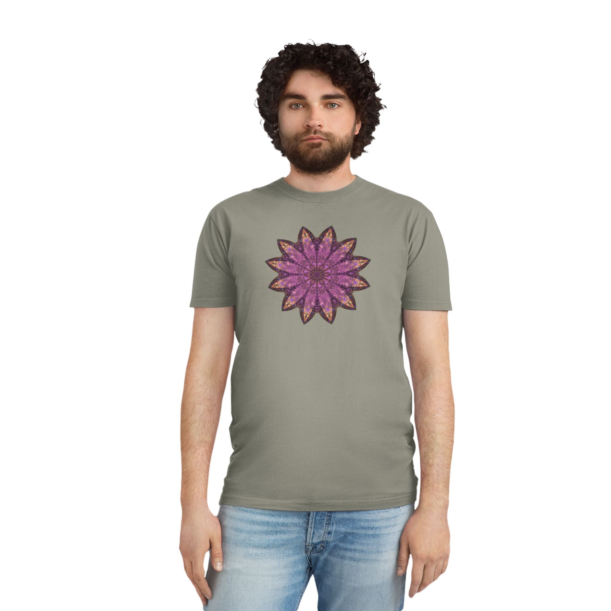 Unisex Faded Shirt - Love Light Mandalas No.16