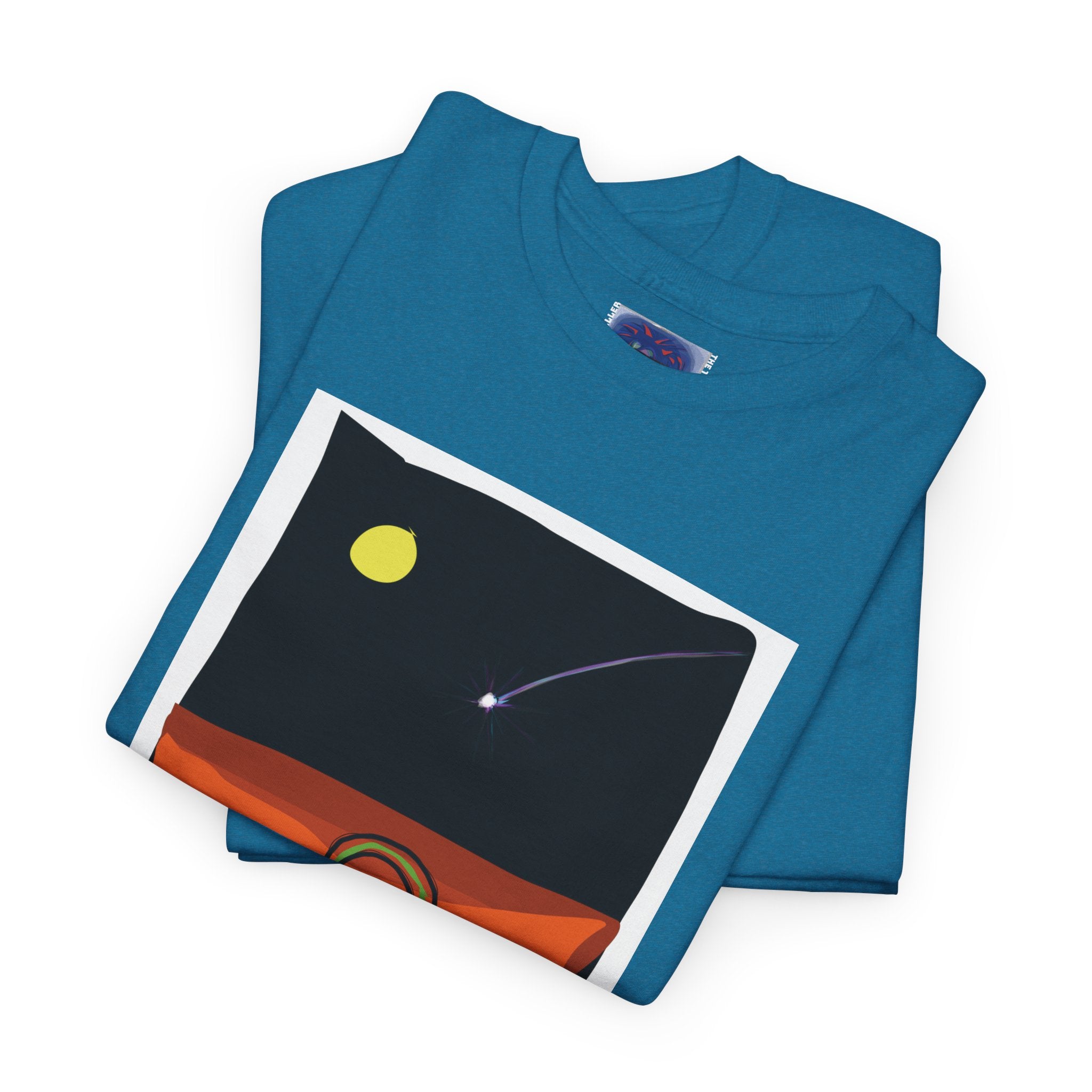 Unisex Heavy Cotton Tee - The Traveller Series (Shooting Star)