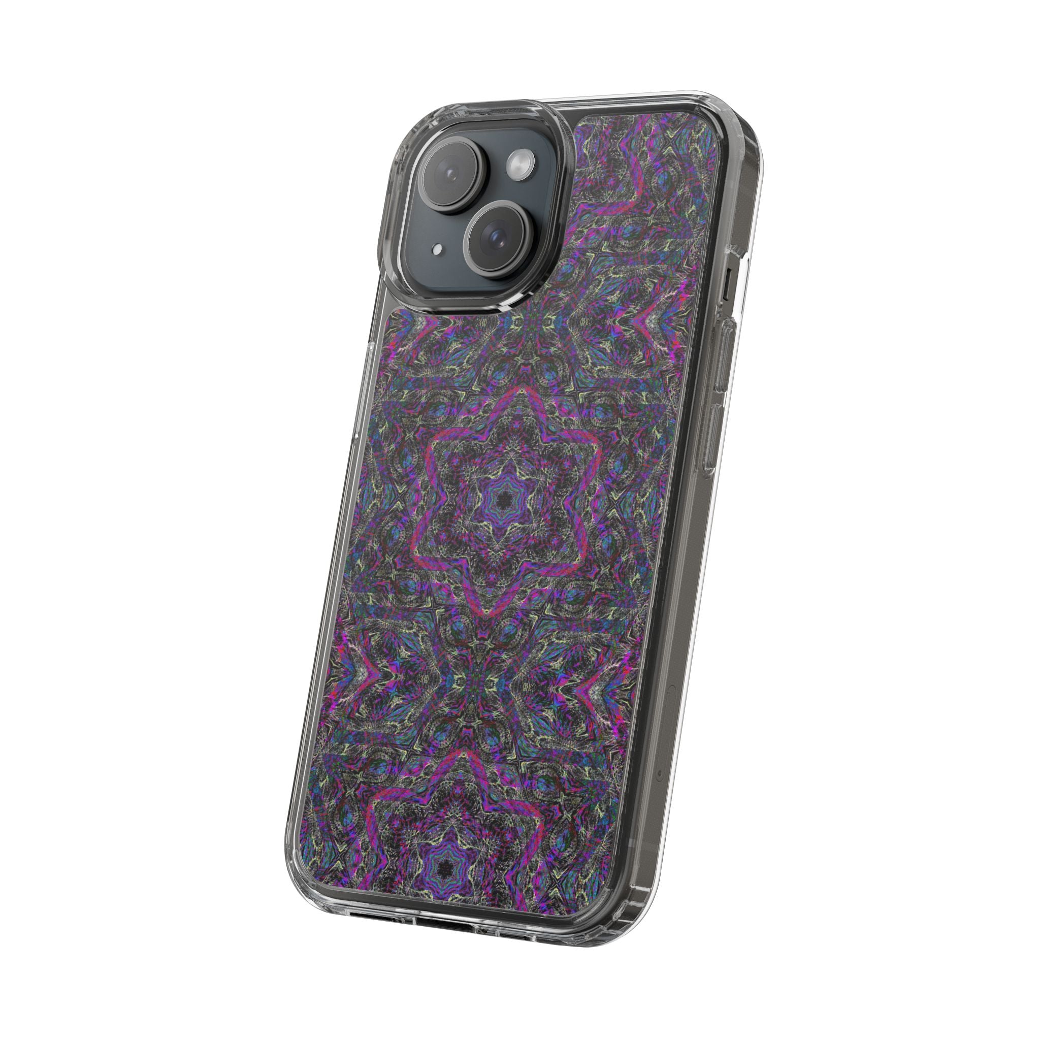 iPhone 15 Clear Case – P5 Kaleidoscopic No.33