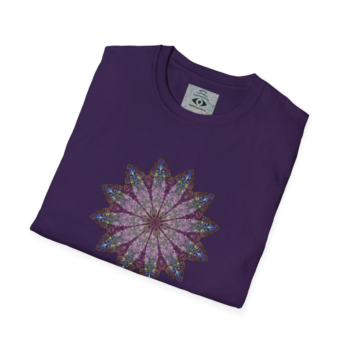 Unisex Softstyle T-Shirt - Love Light Mandalas No.17