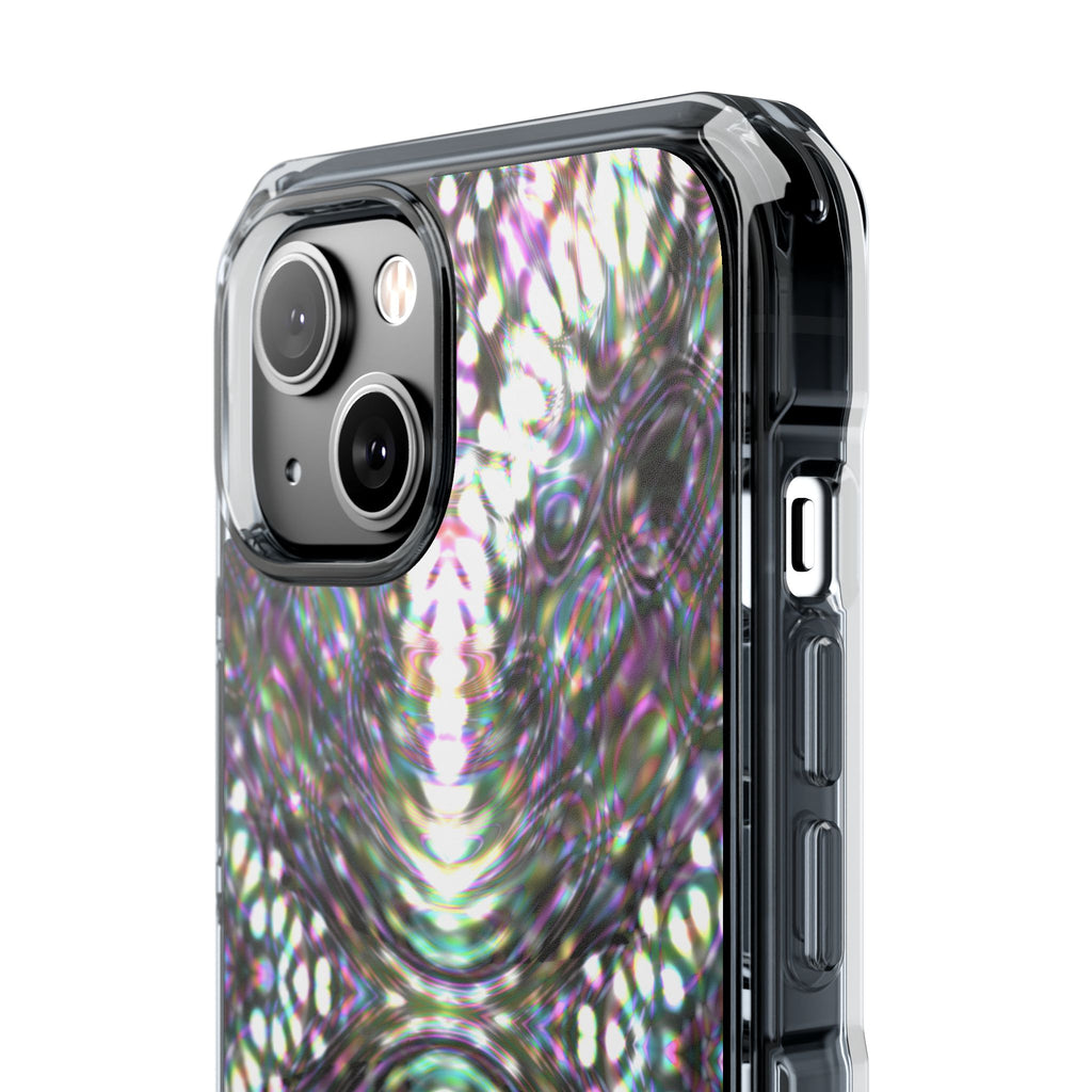 iPhone 14 Magnetic Clear Impact Case - DMT Scribe Tiles No.8
