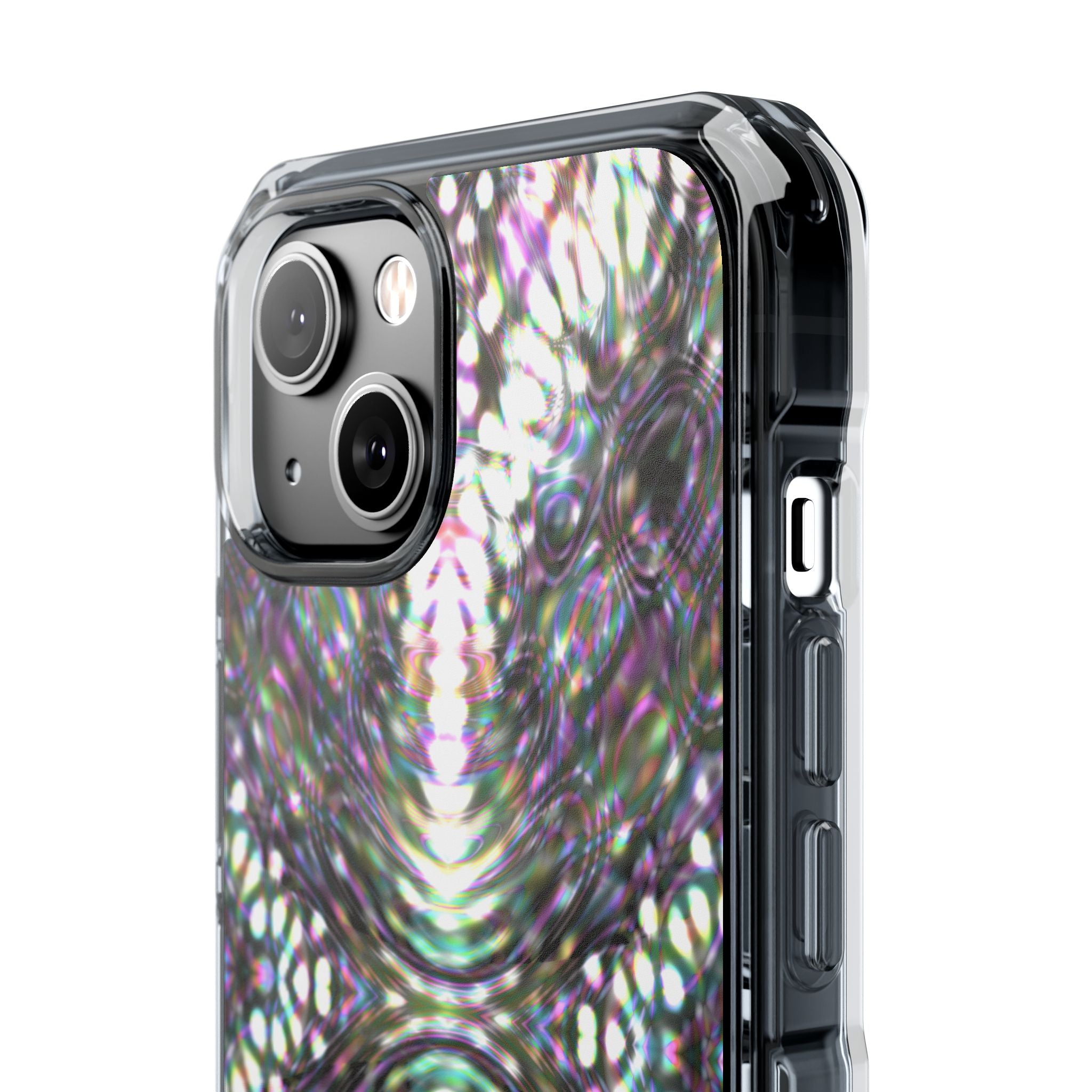 iPhone 14 Magnetic Clear Impact Case - DMT Scribe Tiles No.8