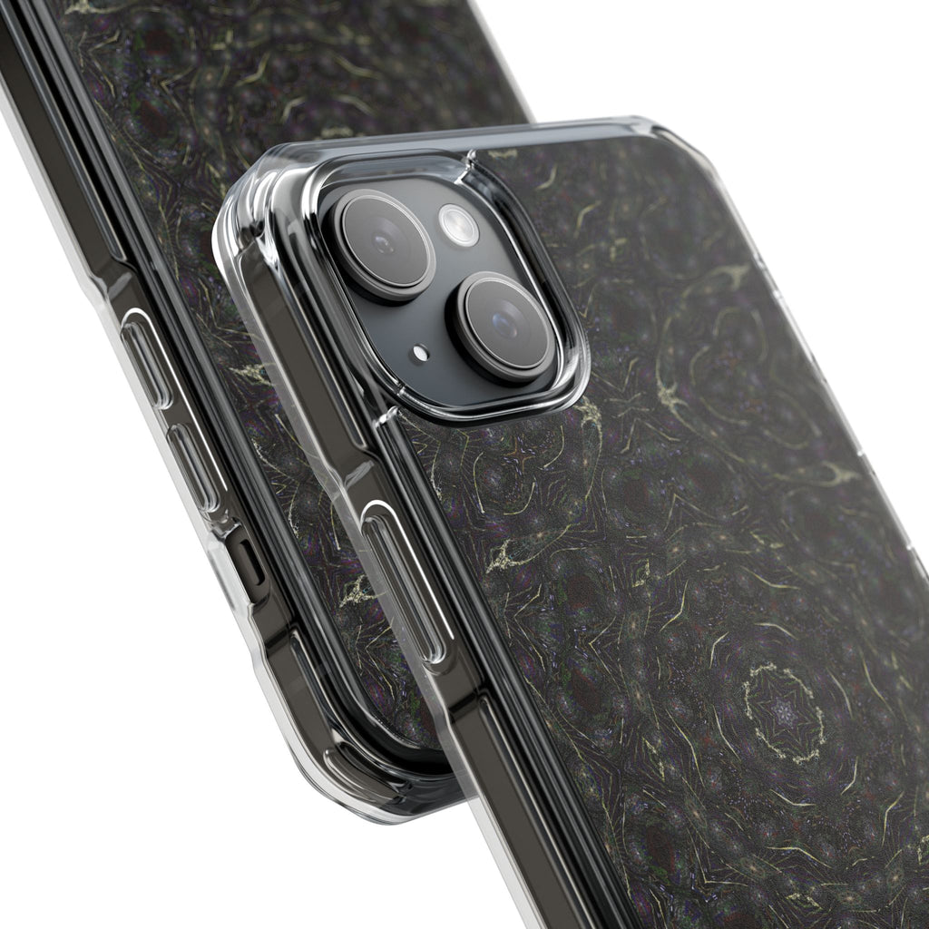 iPhone 15 Magnetic Clear Impact Case - P5 Kaleidoscopic No.18