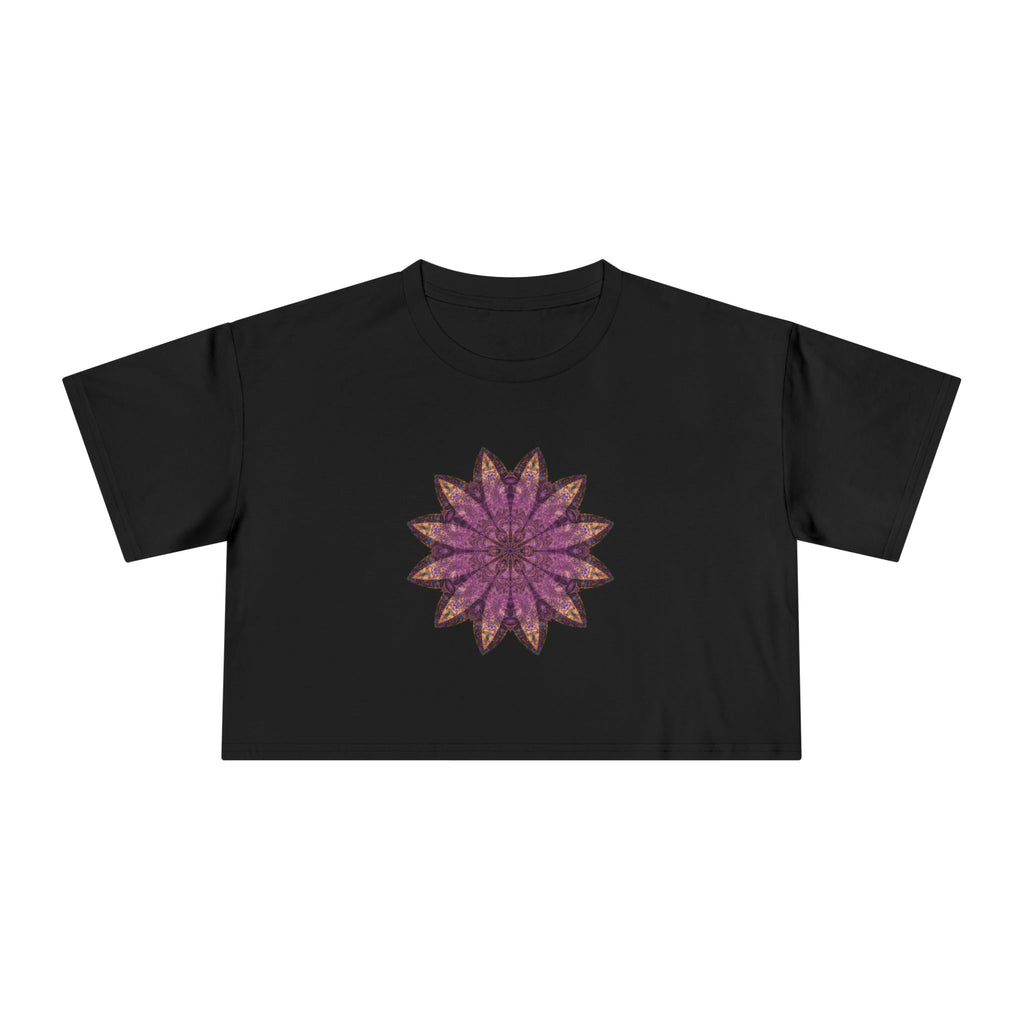 Women's Cropped Tee - Love Light Mandalas No.16