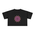 Women's Cropped Tee - Love Light Mandalas No.16