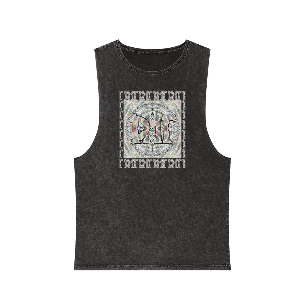 Unisex Stonewash Tank Top - DMT Scribe No.7