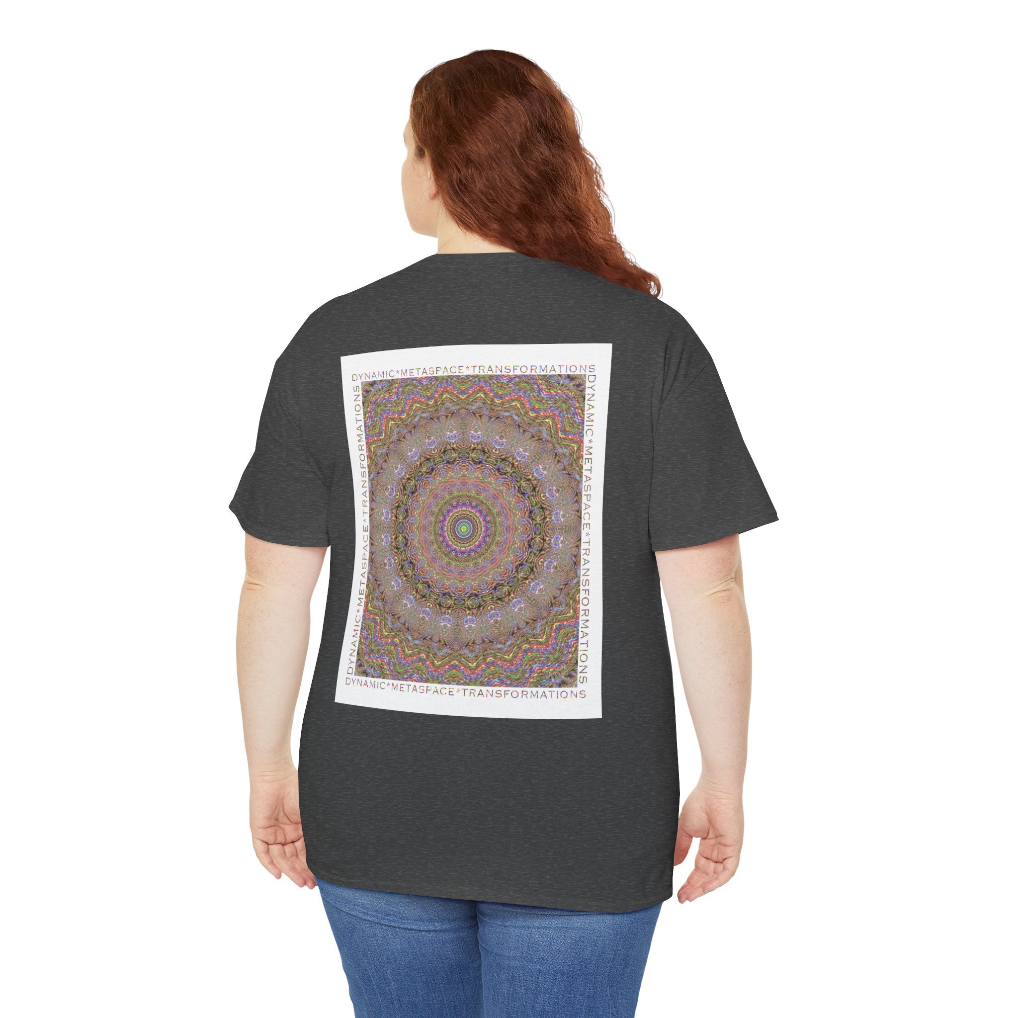 Unisex Heavy Cotton Tee (Back) - DMT Seer No.6