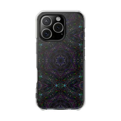iPhone 16 Magnetic Clear Impact Case - P5 Kaleidoscopic No.32