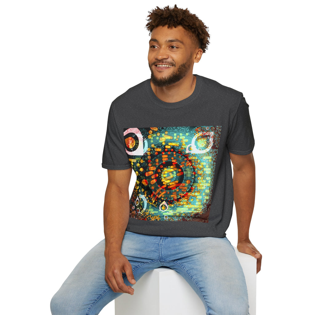 Unisex Softstyle T-Shirt - Psychedelic QR No.1