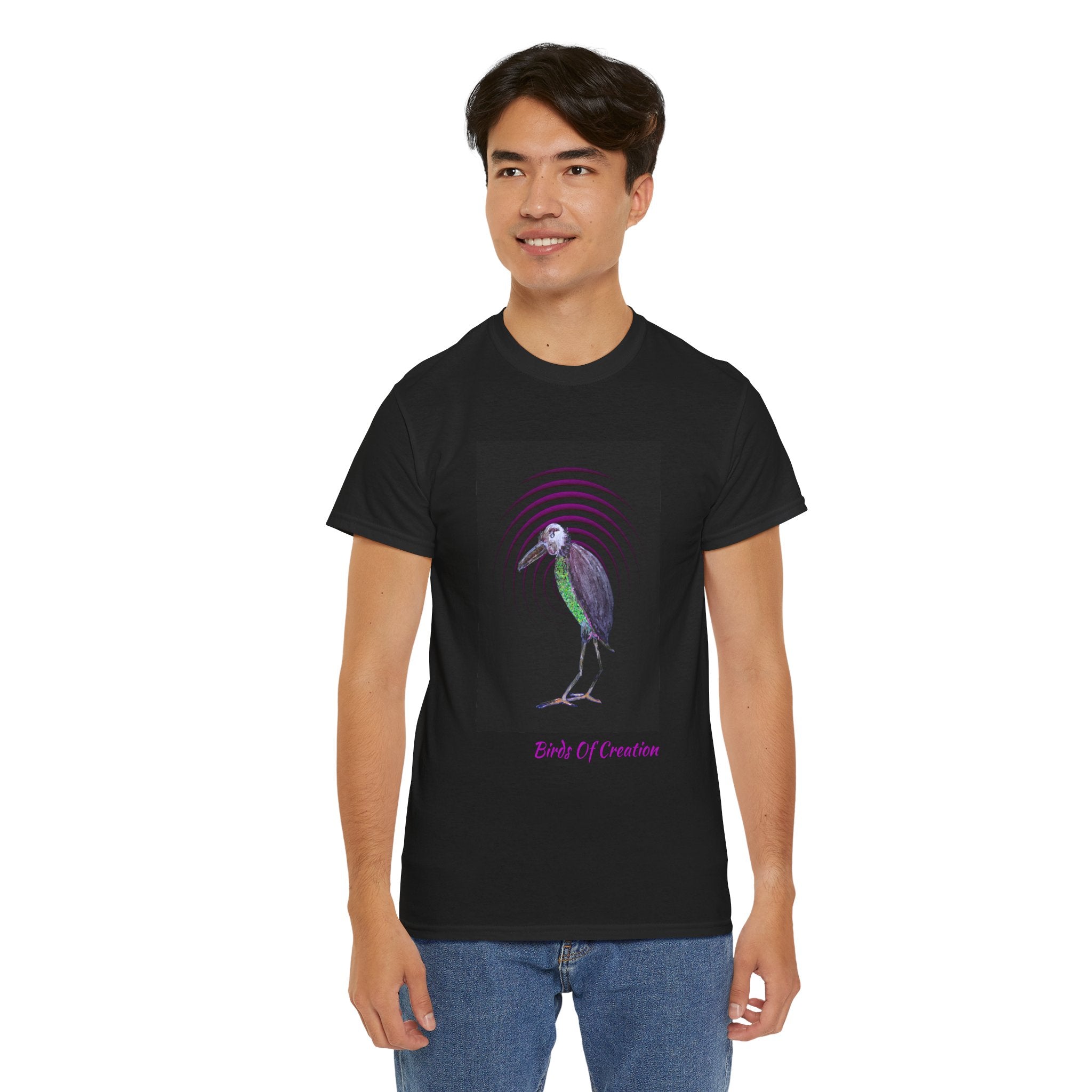 Unisex Heavy Cotton Tee - Birds Of Creation No.2b
