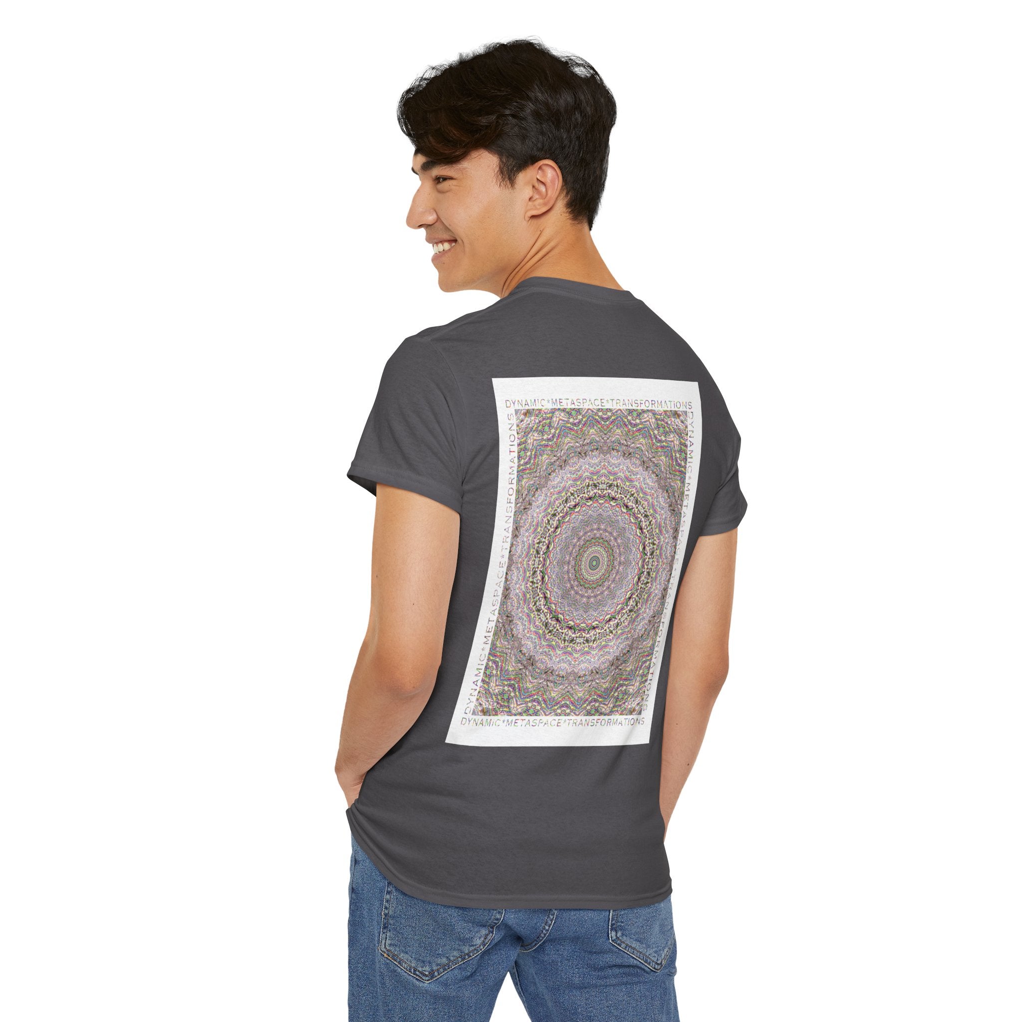 Unisex Heavy Cotton Tee (Back) - DMT Seer No.10