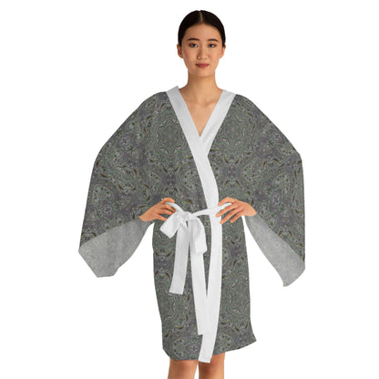 Long Sleeve Kimono Robe - P5 Kaleidoscopic No.29