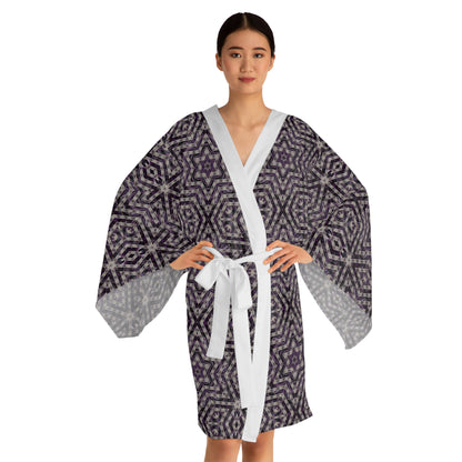 Long Sleeve Kimono Robe - P5 Kaleidoscopic No.24